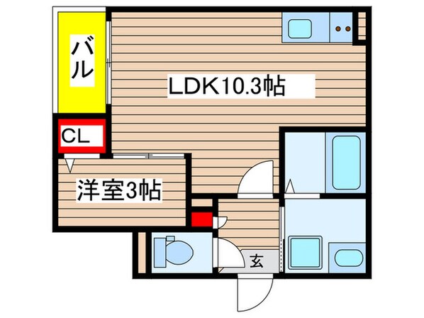 Ｊａｃｋ　ｏｄａｋａⅠの物件間取画像